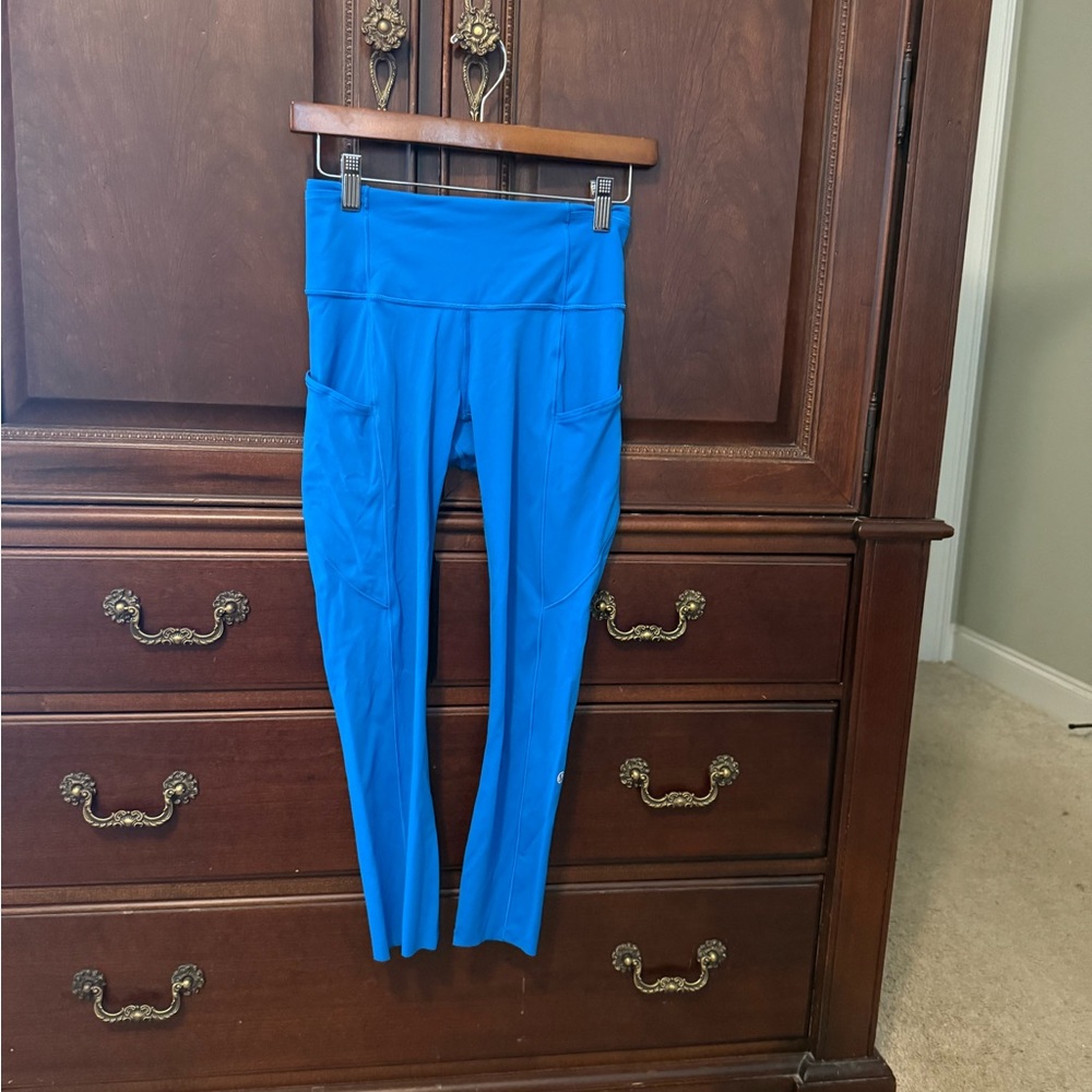 lululemon athletica Fast & Free Leggings, bright blue